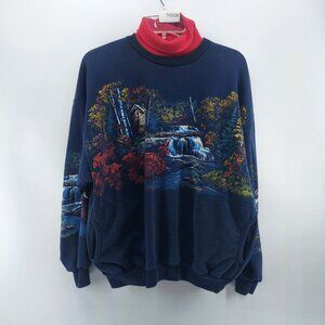 vintage 90s art unlimited sportswear sweatshirt size large